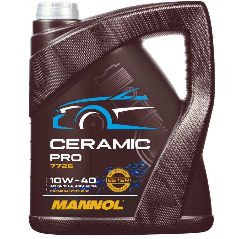 Моторное масло Mannol Ceramic Pro 10W-40 (7726)