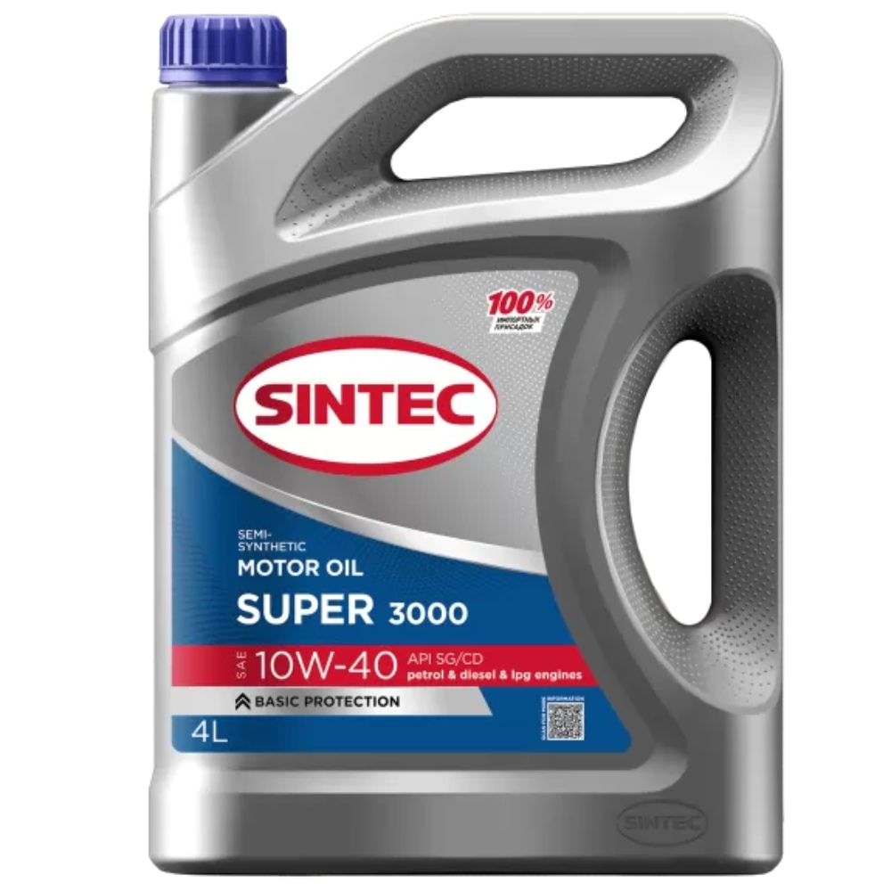 Масло моторное SINTEC СУПЕР (SUPER) 3000 SAE 10W-40