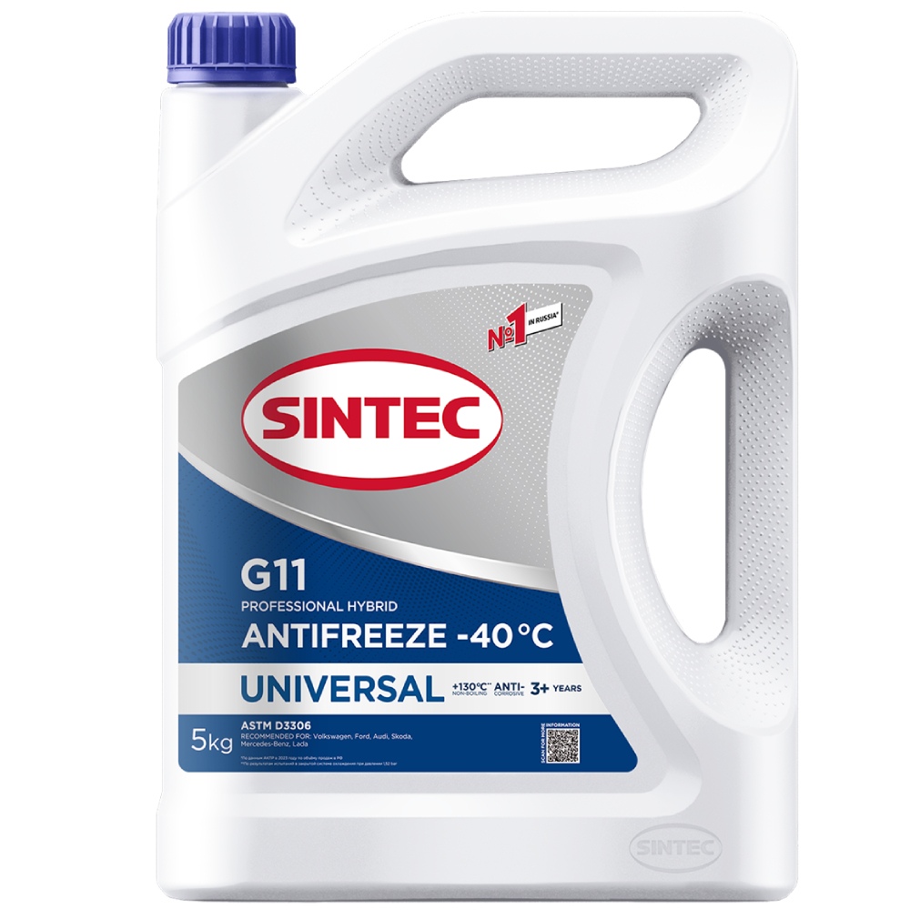 Антифриз Sintec Antifreeze Universal G11 Blue -40