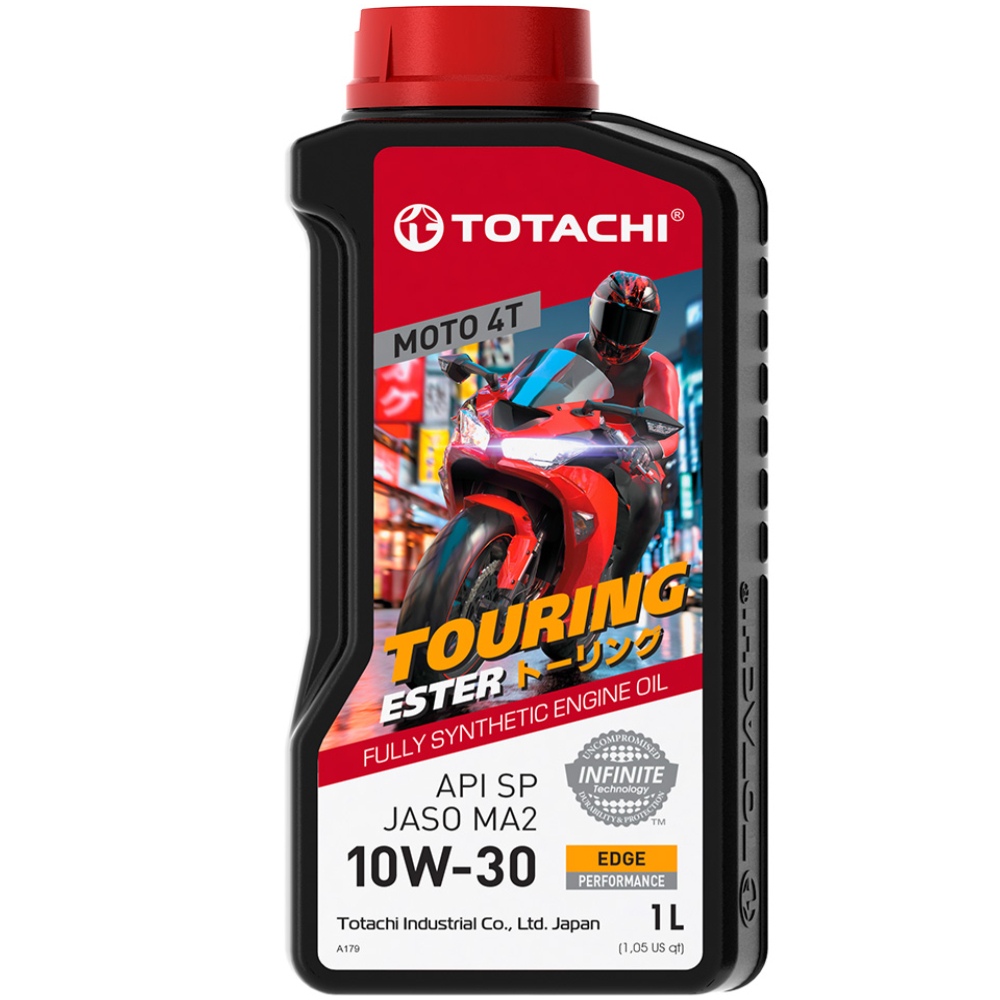 Мотоциклетное масло TOTACHI MOTO 4T TOURING ESTER 10W-30 (E7201)